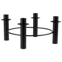 Black Round Candle Holder