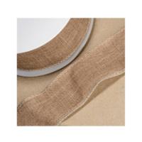 Hessian Wired Ribbon 