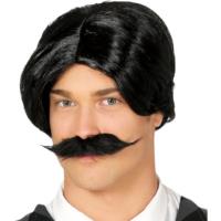 Spooky Family Dad Wig & Moustache
