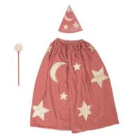 Pink Velvet Wizard Costume