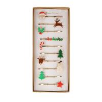 Christmas Enamel Hair Slides