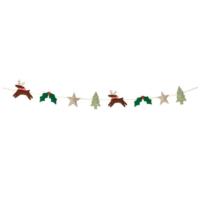 Festive Icon Felt Garland