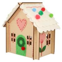 Wooden Gingerbread House Kit