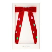 Red Bow Hair Clip