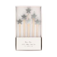 Silver Star Candles