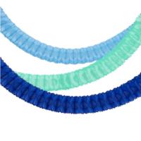 3  Blue Honeycomb Garlands