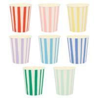 Mixed Stripe Cups