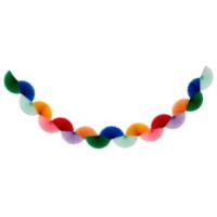 Rainbow Honeycomb Fan Garland