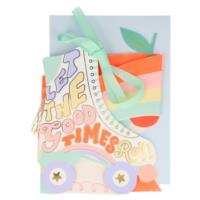 Roller Skate Concertina Card