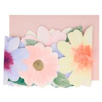 Floral Concertina Card