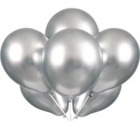 Platinum Latex Balloon Silver