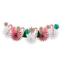 Christmas Honeycomb Garland