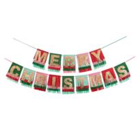 Merry Christmas Fringe Garland