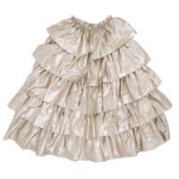 Gold Ruffle Cape