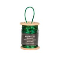 Green and gold silk cord 