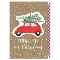 Driving home  Christmas card