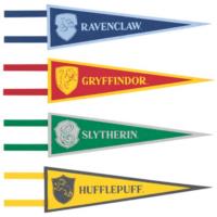 Harry Potter Fabric Pennant Banners