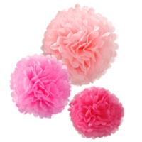 Pom Pom Ball/Pink Gradation 3 pcs