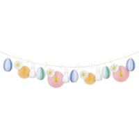 Honeycomb Easter Bunny Garland