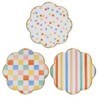 Colourful Pattern Dinner Plates