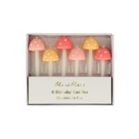 Mushroom Birthday Candles