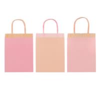 Pink Fringe Party Bags