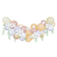 Pastel Daisy Balloon Garland