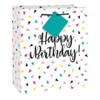 Triangle Confetti  Birthday Medium Bag