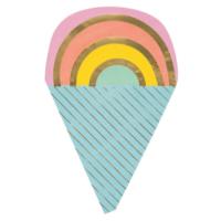 Pastel Ice Cream Lunch Napkin