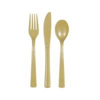 18 ASSORTED CUTLERY GOLD