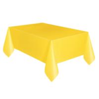 Sunflower Yellow Plastic Table Cover