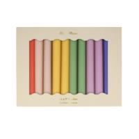 Rainbow Taper Candles