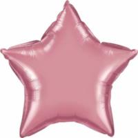 CHROME MAUVE STAR FOIL BALLOON 20