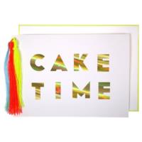 Cake Time Birthday Cake Card