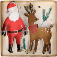 Santa & Reindeer Festive Cookie Cutters