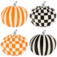 Mod Pattern Pumpkin Plates