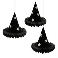 Hanging Honeycomb Witch Hat Decorations