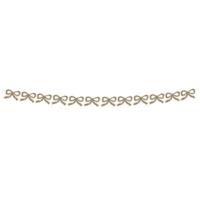 Eco Glitter Bow Garland