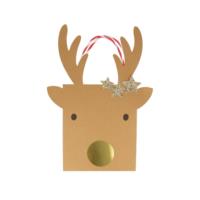 Small Reindeer With Stars Gift Bags