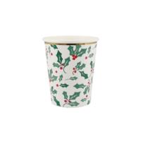 Holly Pattern Cups