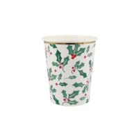 Holly Pattern Cups