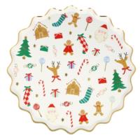 Jolly Christmas Dinner Plates