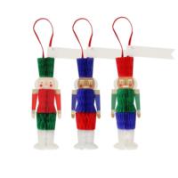 Honeycomb Nutcracker Hanging Decoration Tags