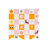 Groovy Halloween Icon Large Napkins