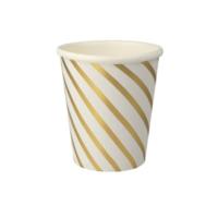 Gold Swirl Cups