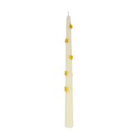 Gold Star Taper Candle