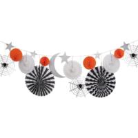 Halloween Honeycomb Shapes Garland