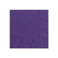 20 Deep Purple Lunch Napkins