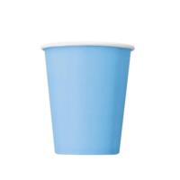 14 Powder Blue Cups 9Oz