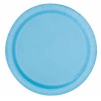 8 Powder Blue Plates 7